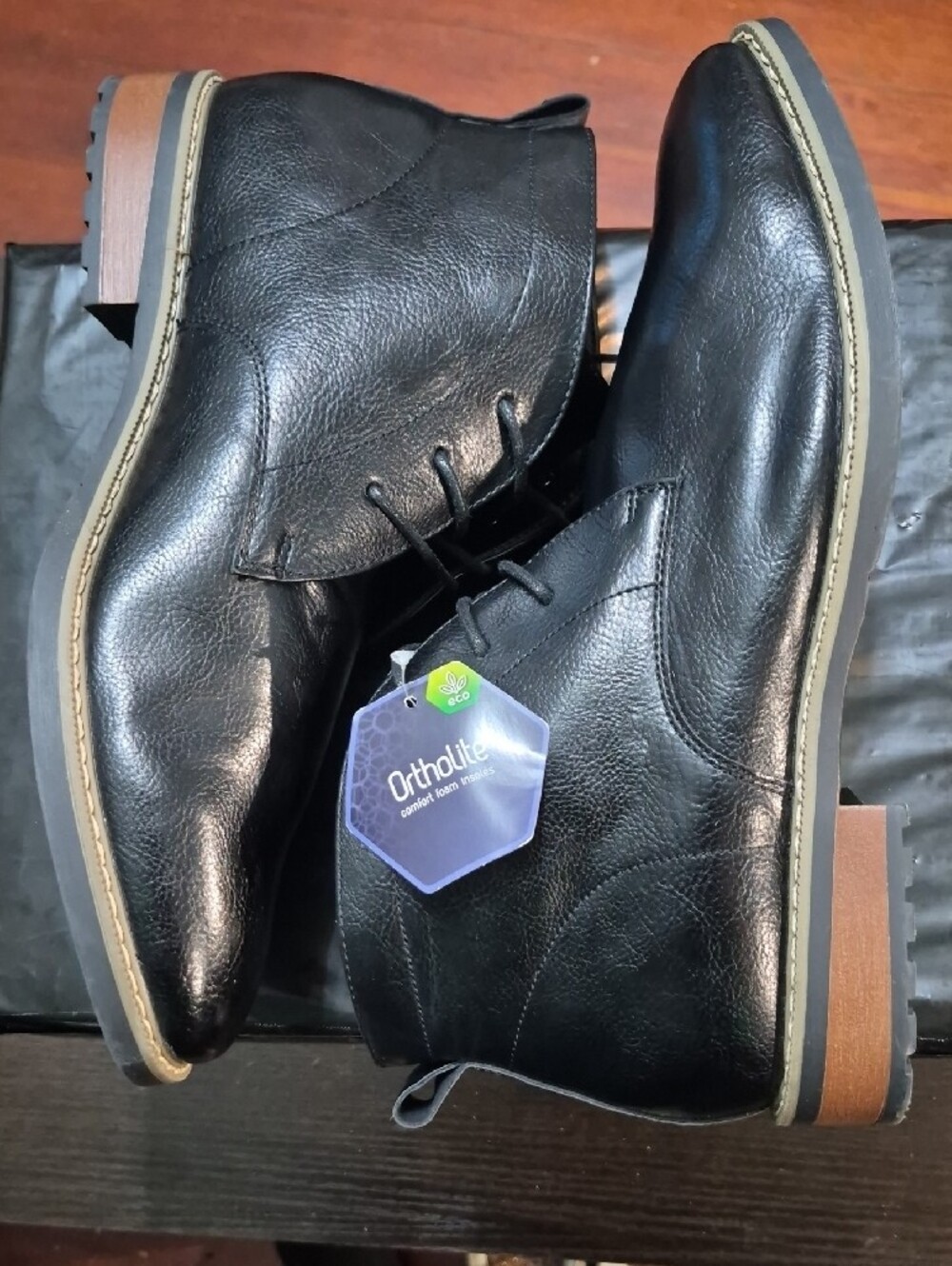 Sonoma Goods For Life Chukka Boots "LedgerBlack" (2023) M10/W11.5 New - Picture 8 of 10